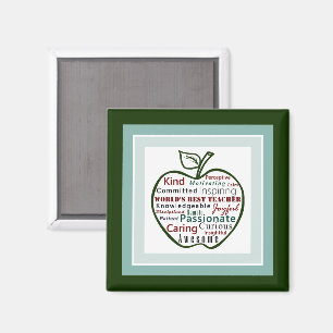 Aimant Green Apple, les meilleures qualités d'enseignant 