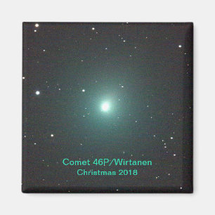 Aimant Green Christmas Comet 46P/Wirtanen