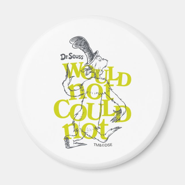 Aimant Green Eggs and Ham | Would Not Could Not (Devant)