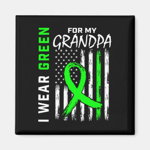 Aimant Green Grand-pa Maladie du rein Cérébral Palsy Awar