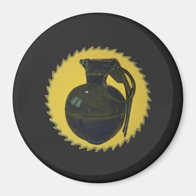 Aimant Green Grenade (Devant)