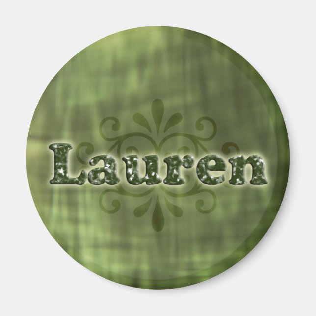 Aimant Green Lauren (Devant)