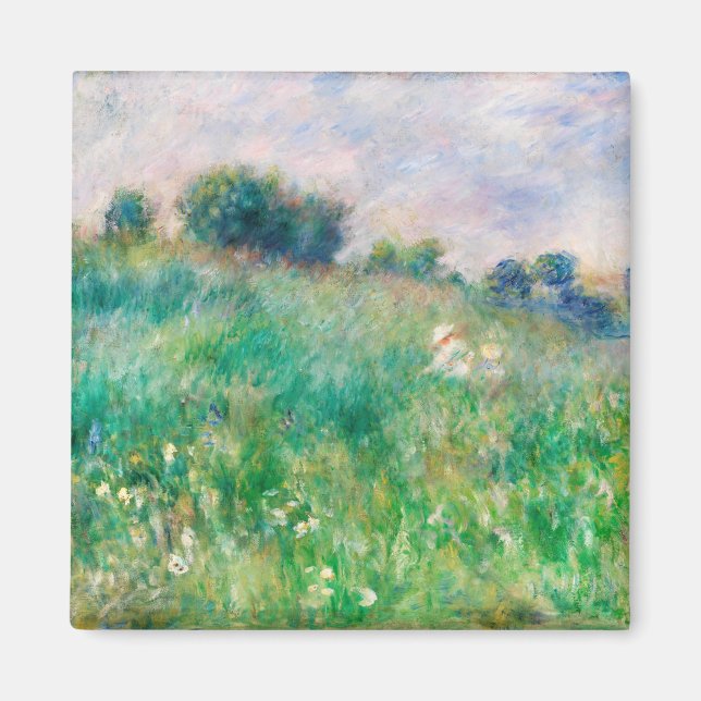 Aimant Green Meadow par Renoir Impressionniste Peinture (Devant)