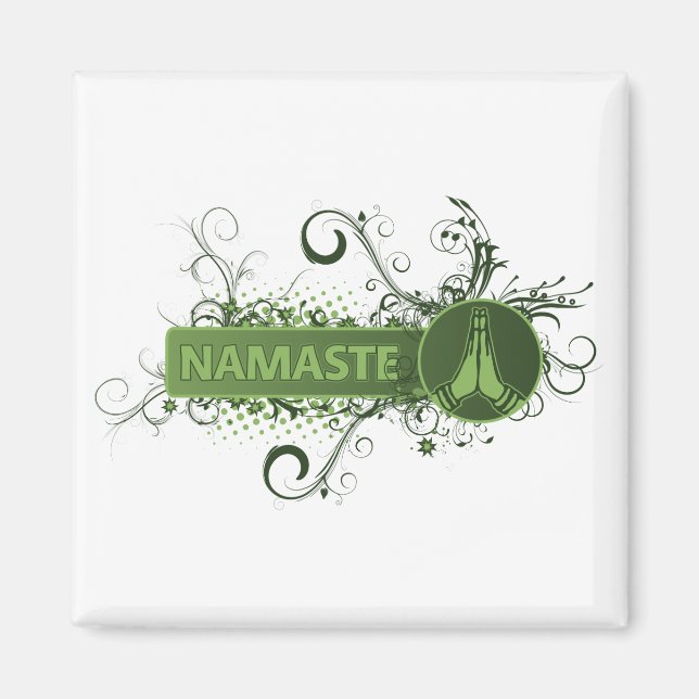 Aimant Green Namaste (Devant)
