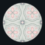 Aimant Green Pastel Floral Tiles<br><div class="desc">cool floral shapes pattern</div>