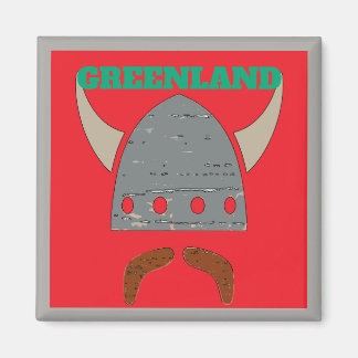 Aimant GREENLAND, Tête viking