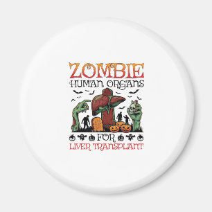 Aimant Greffe de foie d'organes humains de zombie Hallowe
