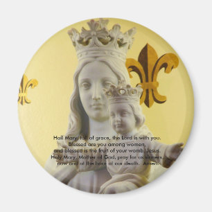 Aimant Grêle Mary, pleine de la grâce