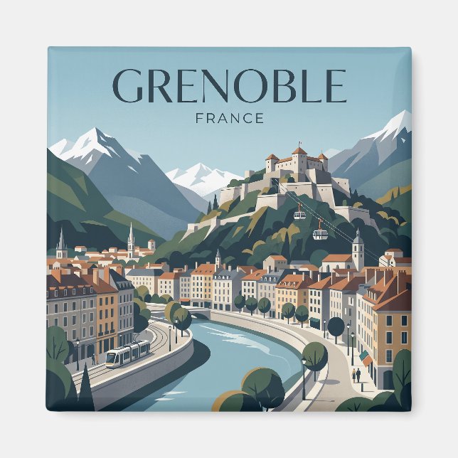 Aimant Grenoble France (Devant)