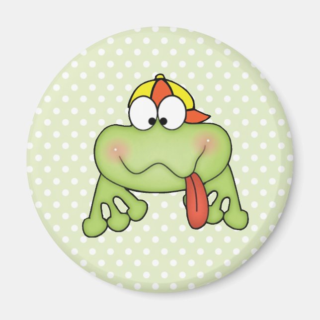 Aimant Grenouille de garçon mignonne (Devant)