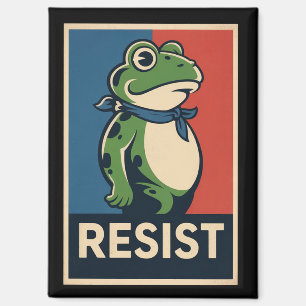 Aimant Grenouille de Portland en protestation contre la r
