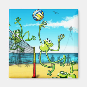 Aimant Grenouille de volleyball