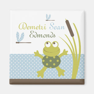Aimant Grenouille et libellule de Ribbit