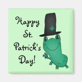 Aimant Grenouille leprechaun drôle
