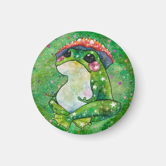 Aimant Grenouille nommée Clover (Devant)