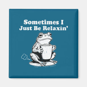 Aimant Grenouille Parfois Juste Relaxation Monde