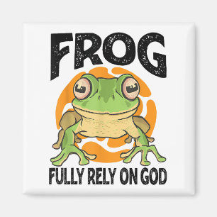 Aimant Grenouille - Se fier entièrement à Dieu - Drôle dé