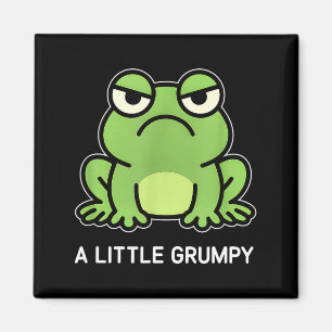 Aimant Grenouille un peu grincheuse blagues drôles sarcas