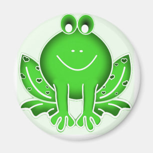 Aimant Grenouille verte mignonne