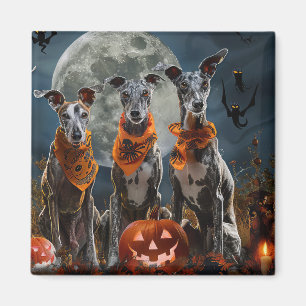 Aimant Greyhound Halloween Épouvantable