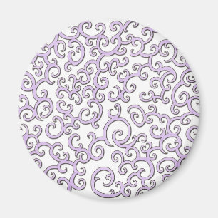 Aimant Griffonnage pourpre de Swirley