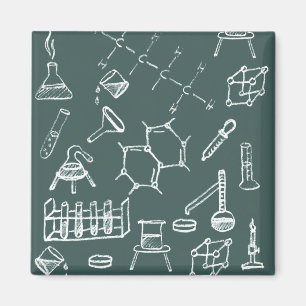 Aimant Griffonnages chimiques d'équipement de laboratoir