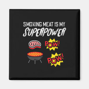 Aimant Griller de la viande mon superpouvoir BBQ Barbecue