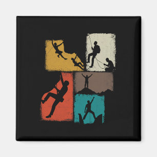 Aimant Grimpeur Collage Alpiniste Hommes Alpiniste Jeunes