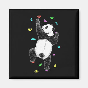 Aimant Grimpeur sur mur d'escalade intérieur Panda ours d