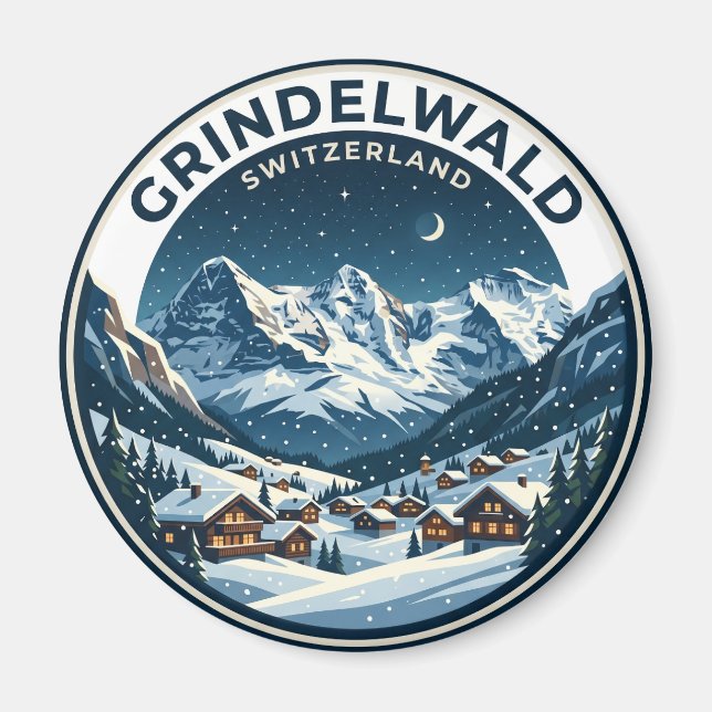 Aimant GRINDELWALD Suisse (Devant)
