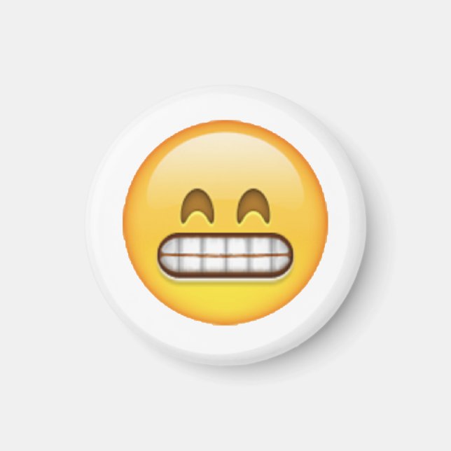 Aimant Grinning - Emoji (Devant)