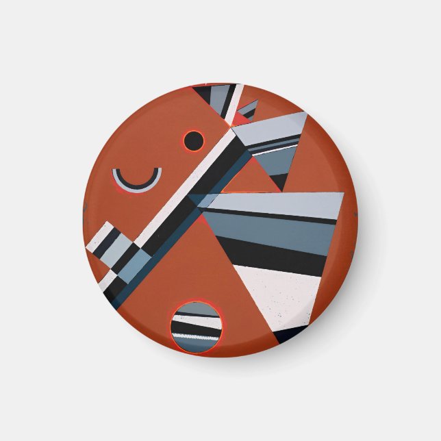 Aimant Gris by Kandinsky Abstract Painting Modern Art (Devant)