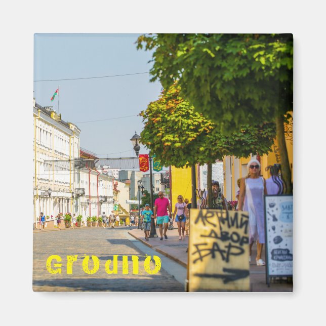 Aimant Grodno Belarus Architecture City View Street (Devant)