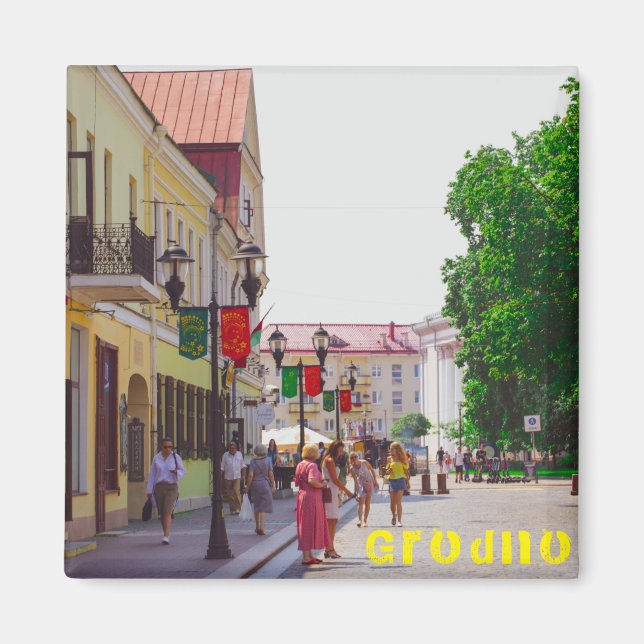 Aimant Grodno Belarus Architecture City View Street (Devant)