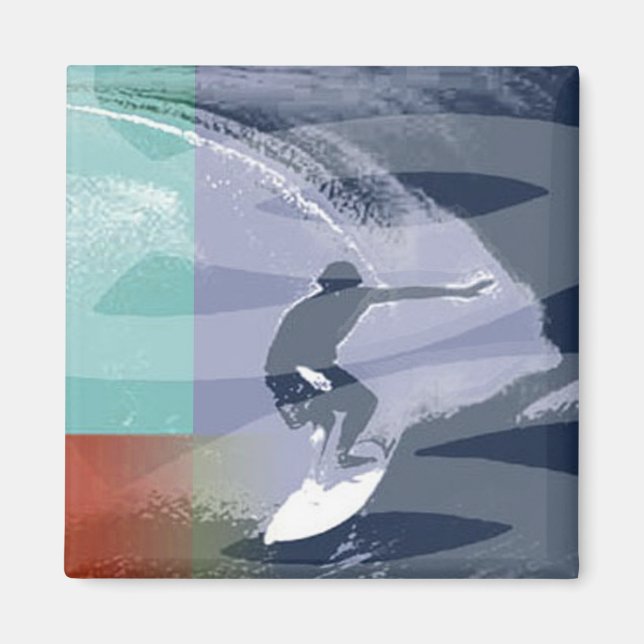 AIMANT GROG WAVE RIDER PAR GREGORY GALLO (Devant)