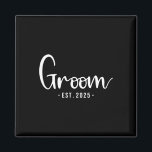 Aimant Groom Est 2025 Mariage marié<br><div class="desc">Groom Est 2025 Mariage marié</div>