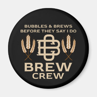 Aimant Groomsmen Grooms Crew Boire Party
