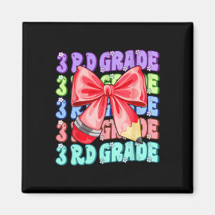 Aimant Groovy 3e année Retour à l'école Premier jour de t