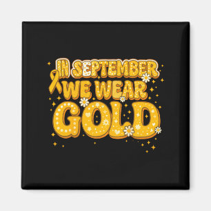 Aimant Groovy en septembre porte de l'or Enfance Cancer