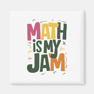 Aimant Groovy Math est mon truc premier jour de rentrée s