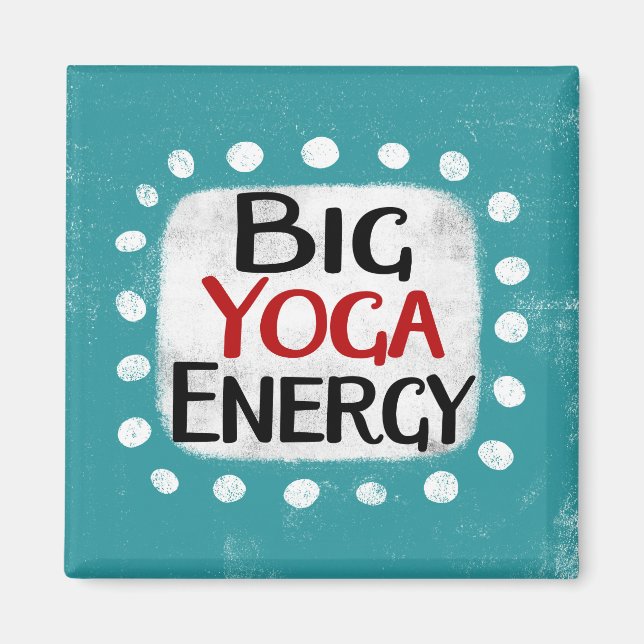 Aimant Gros appareil de réfrigération Yoga (Devant)