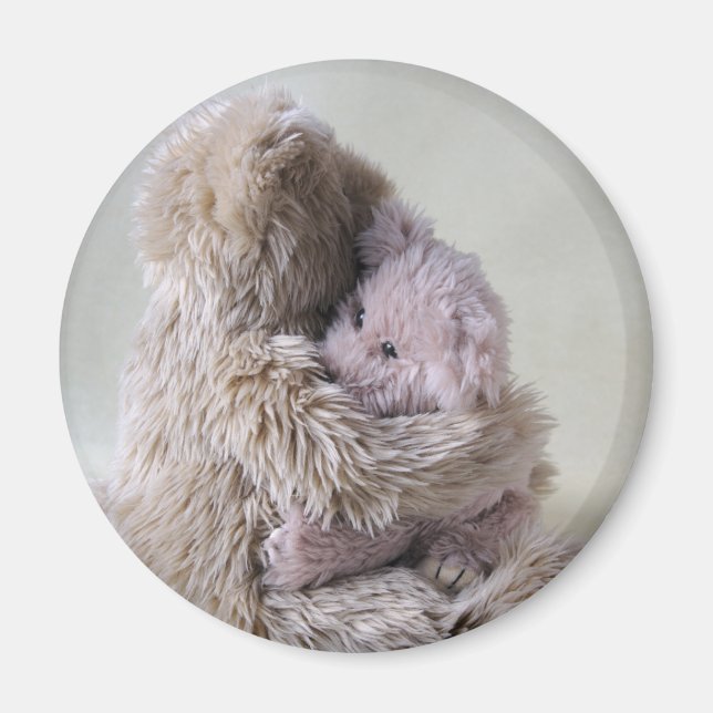 Aimant gros ours en peluche tient peu d'aimant d'ours (Devant)