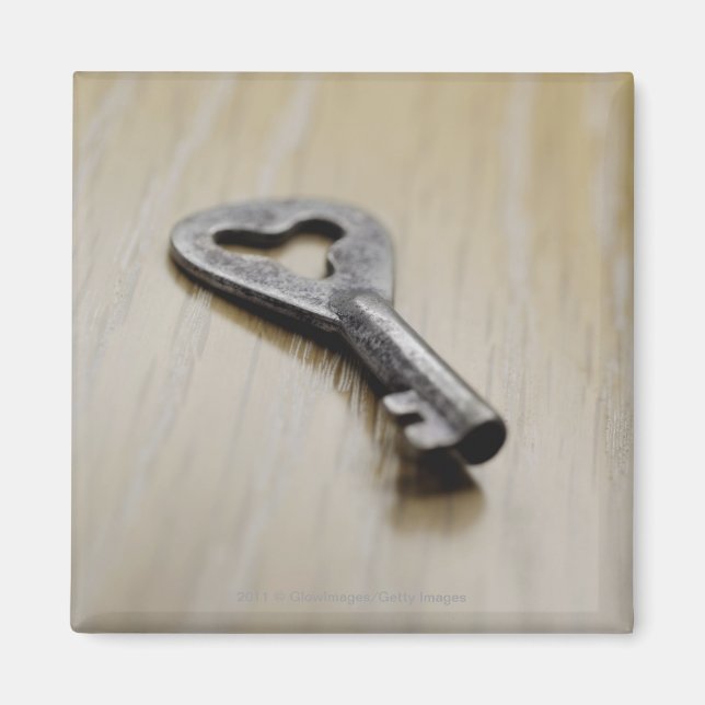 Aimant Gros plan d'une clé (Devant)