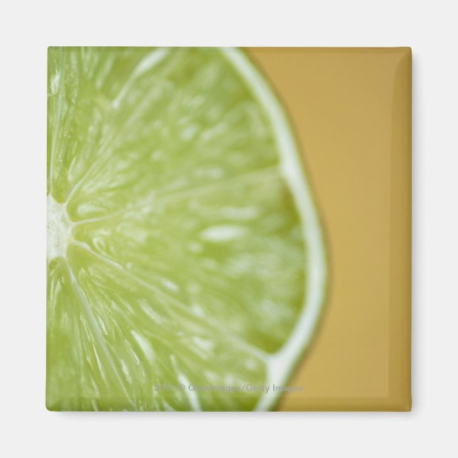 Aimant Gros plan d'une tranche de citron (Devant)