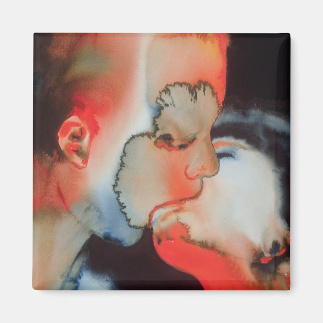 Aimant Gros plan Kiss 1988 (Devant)