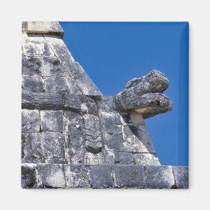Aimant Gros plan sur des pierres formant un ancien Mayan