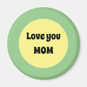 Aimant Gros point jaune