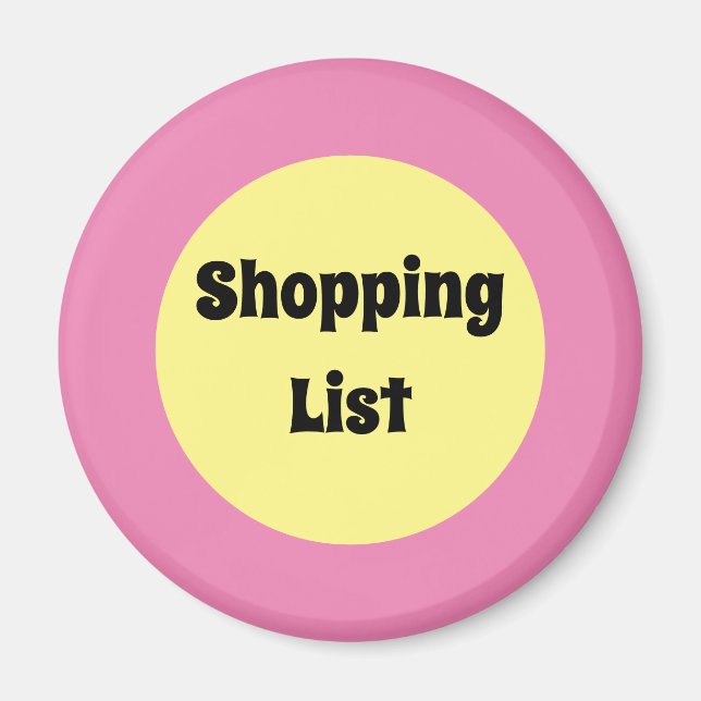 Aimant Gros point jaune (Devant)