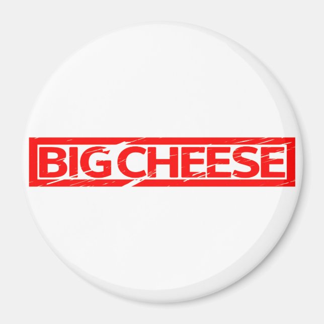 Aimant Gros timbre au fromage (Devant)