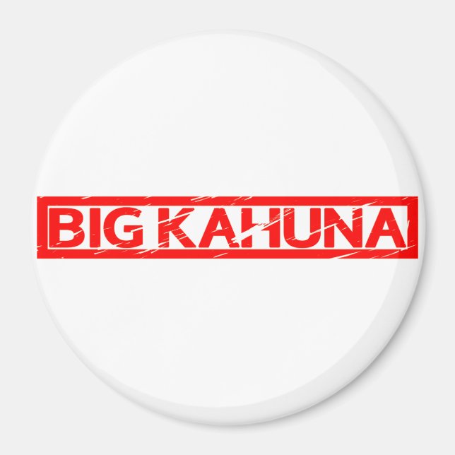 Aimant Gros Timbre Kahuna (Devant)